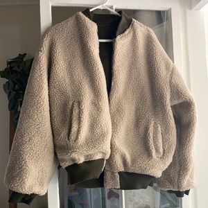 Bomber/Fleece jacket - never worn